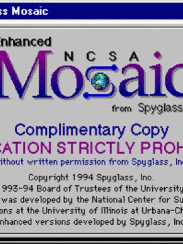 Выпущен первый публичный браузер Mosaic Netscape 0.9